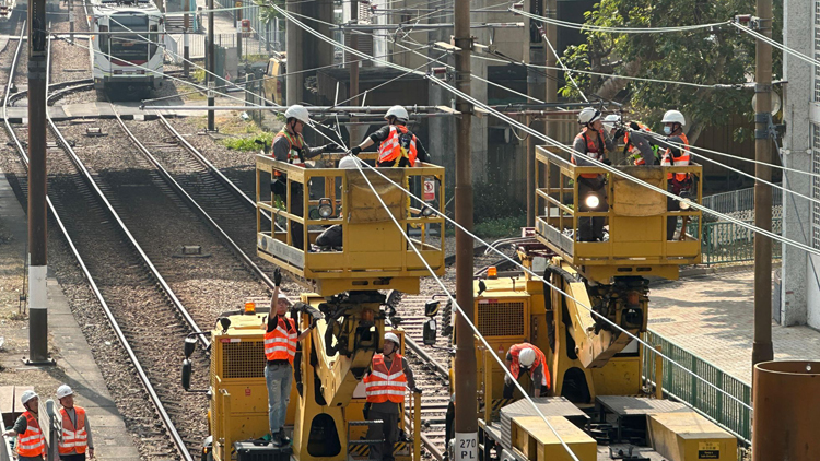 輕鐵安定站附近架空電纜遭損毀 吊臂車司機(jī)涉嫌危駕被捕