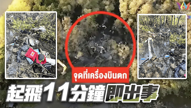 追蹤報道｜泰國墜機9人罹難！泰媒：5人為中國籍遊客，護照簽發地為上海